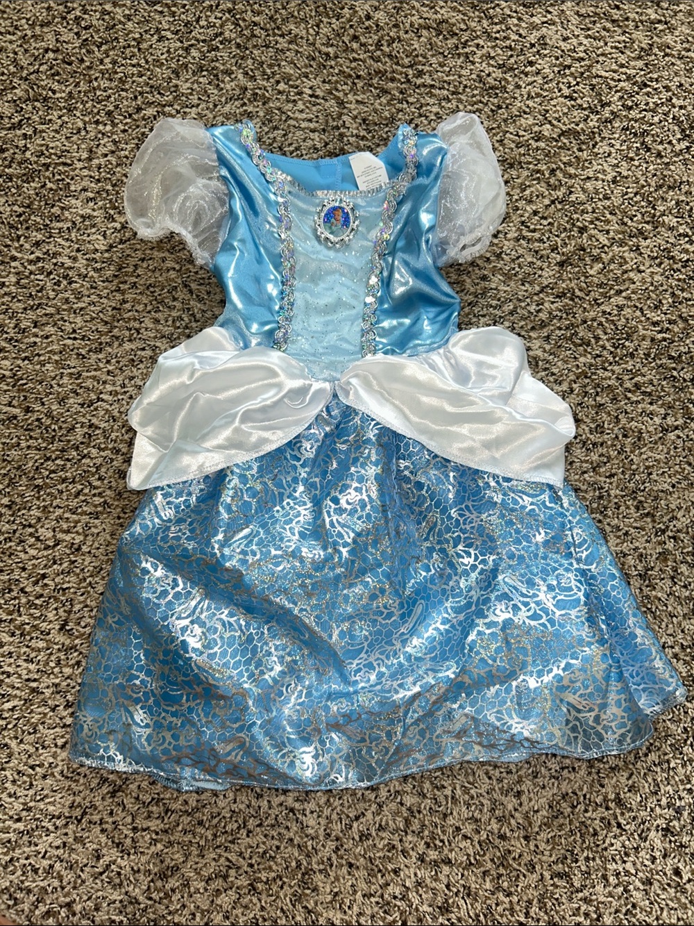 Cinderella Princess Dress Kids Costume